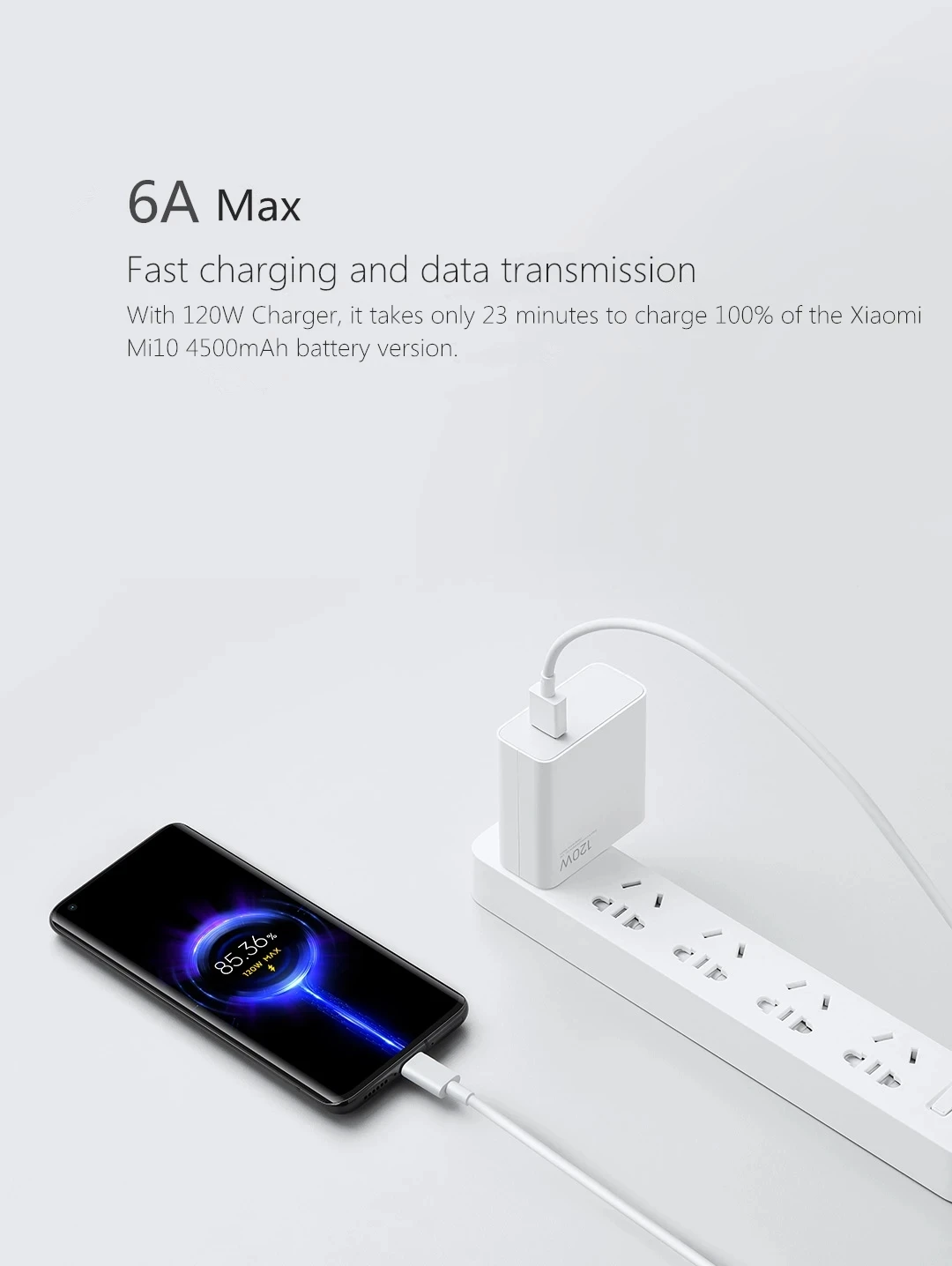 Carregador XIAOMI 120W Tipo-C - Imagem 6